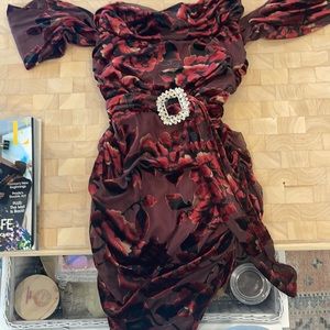 Misguided Velvet Dress